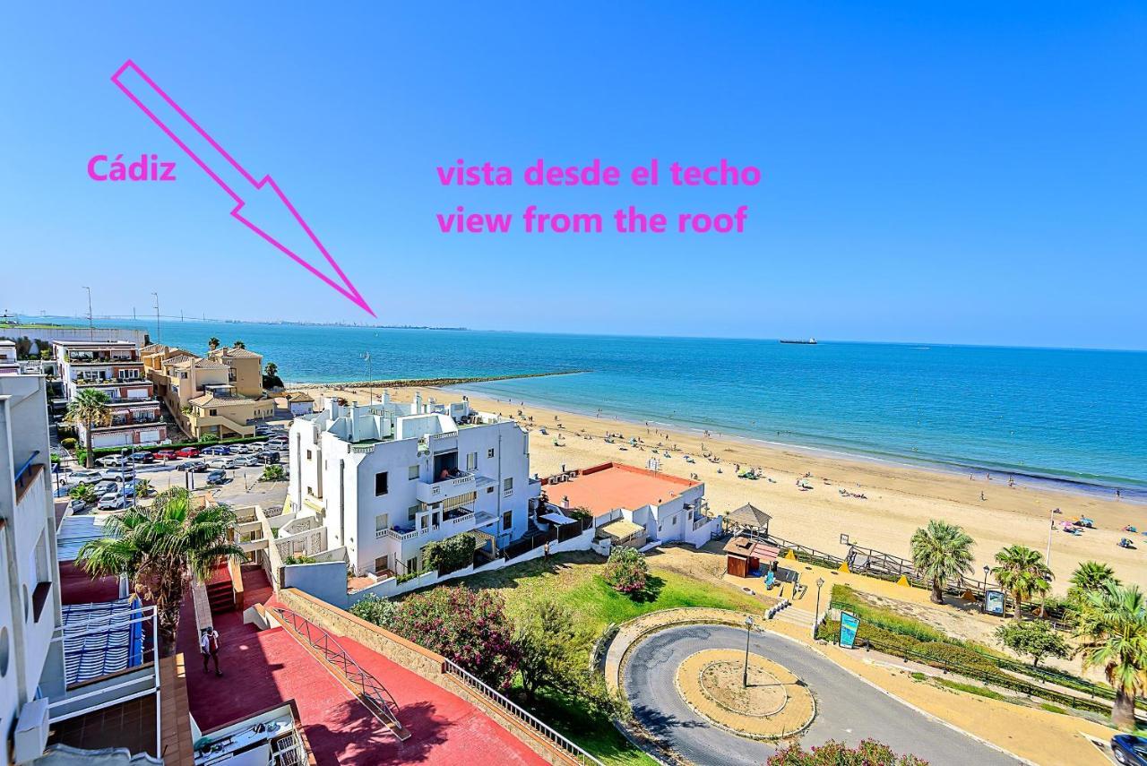 Ocean Sunset Beachfront House With Terraces El Puerto de Santa María Eksteriør billede